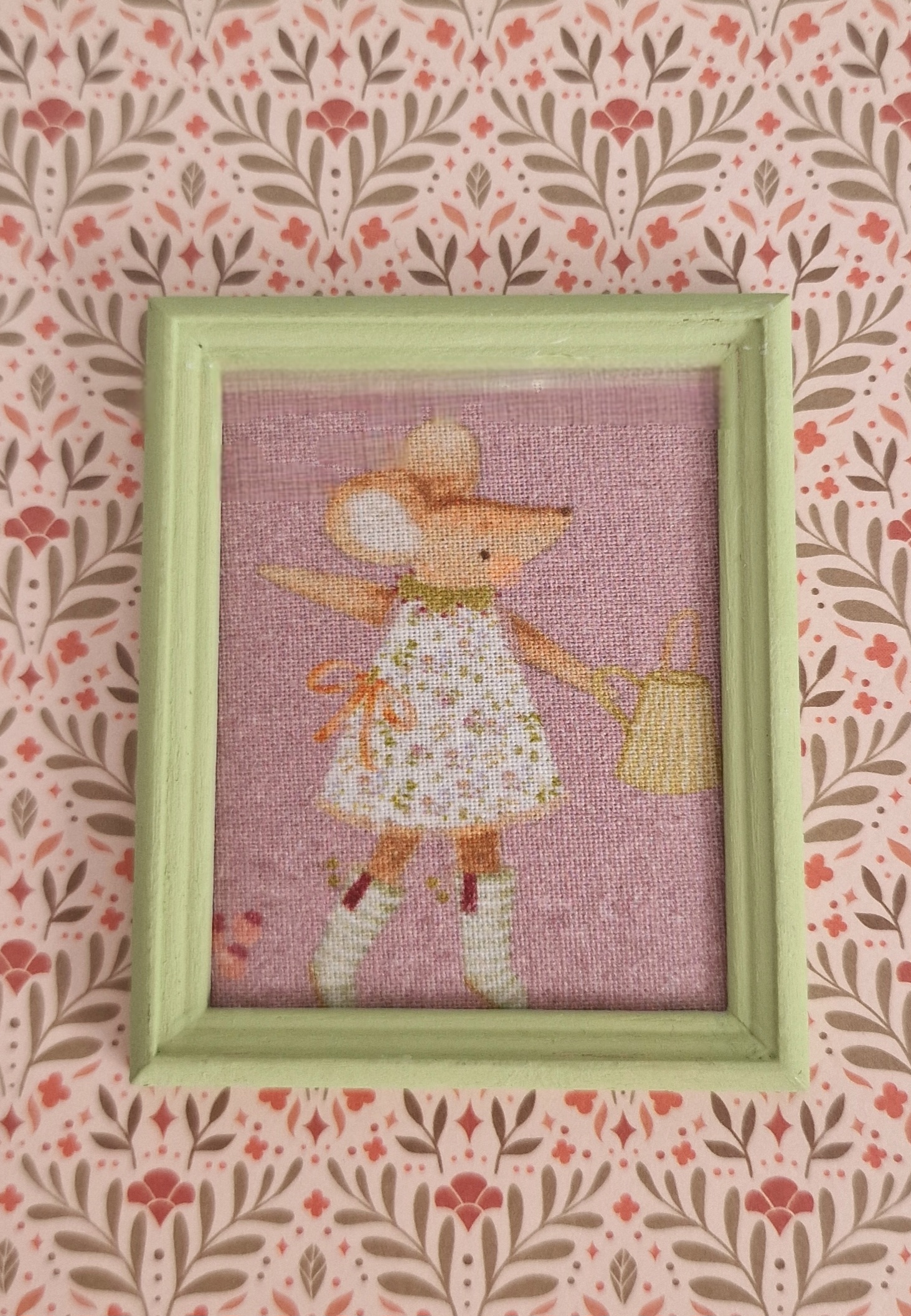 Wandbild Maus im Garten - Image 3